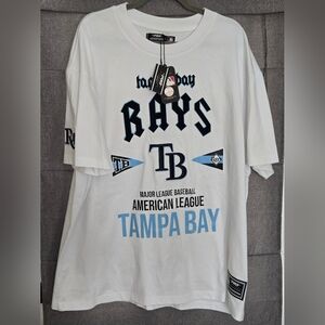 MEN’S TAMPA BAY RAYS Pro Standard Oversized City Tour T-shirt Mens Size XL